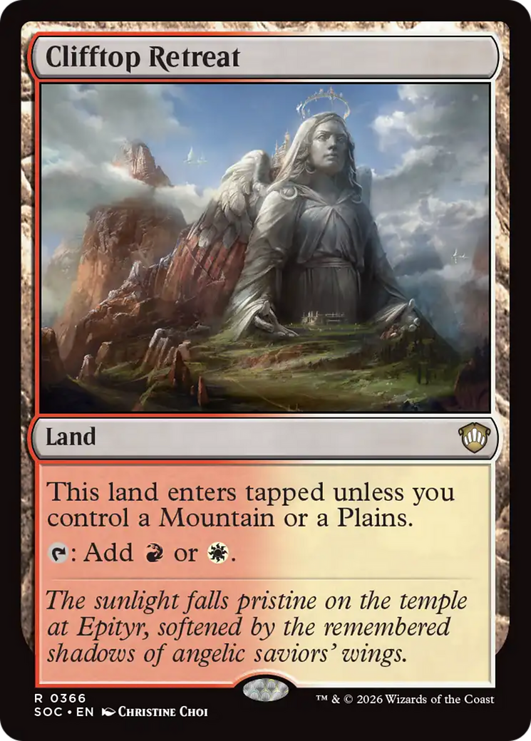 Clifftop Retreat [Secrets of Strixhaven Commander] [Foil]