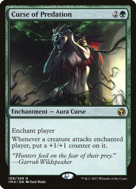 Curse of Predation [Iconic Masters] [Foil]