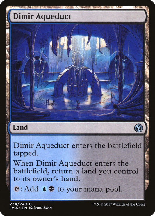 Dimir Aqueduct [Iconic Masters] [Foil]