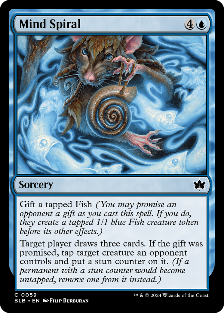 Mind Spiral [Bloomburrow] [Foil]