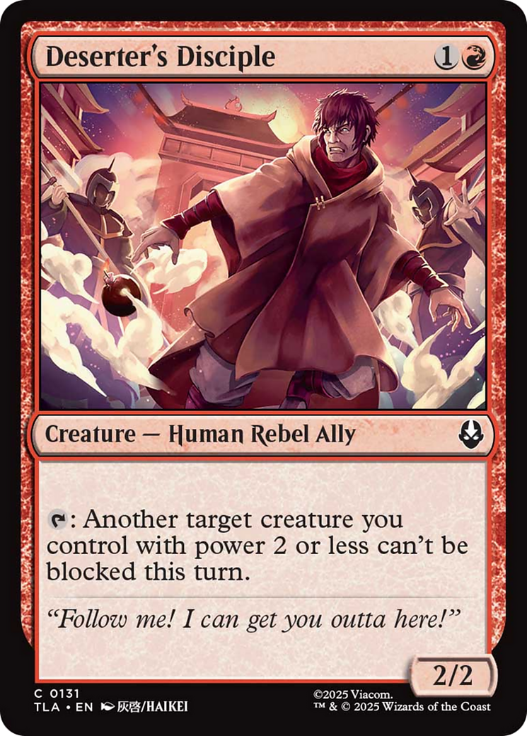 Deserter's Disciple [Avatar: The Last Airbender] [Foil]