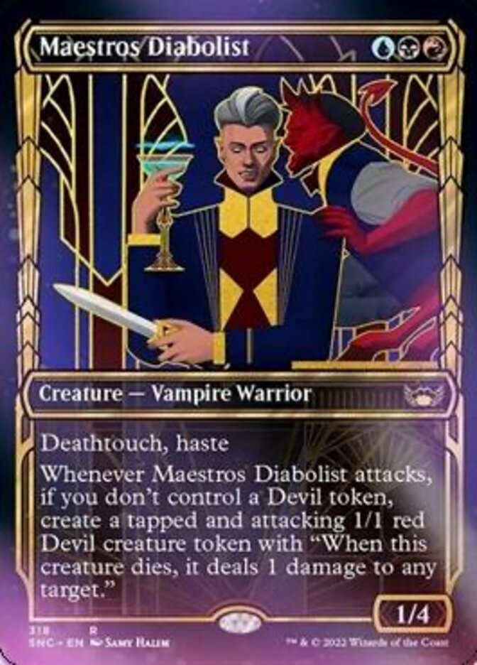 Maestros Diabolist (Showcase Golden Age) [Streets of New Capenna] [Foil]
