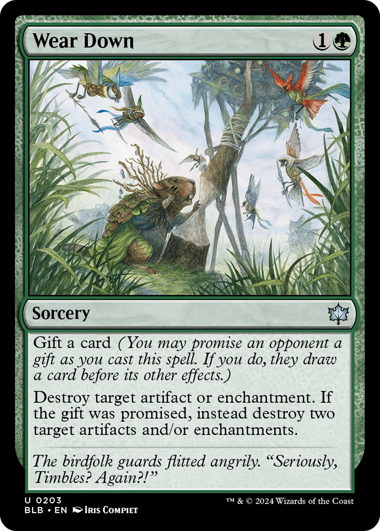 Wear Down [Bloomburrow] [Foil]