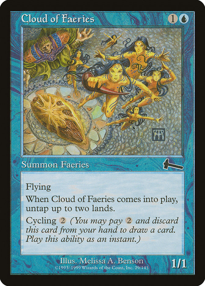 Cloud of Faeries [Urza's Legacy] [Foil]
