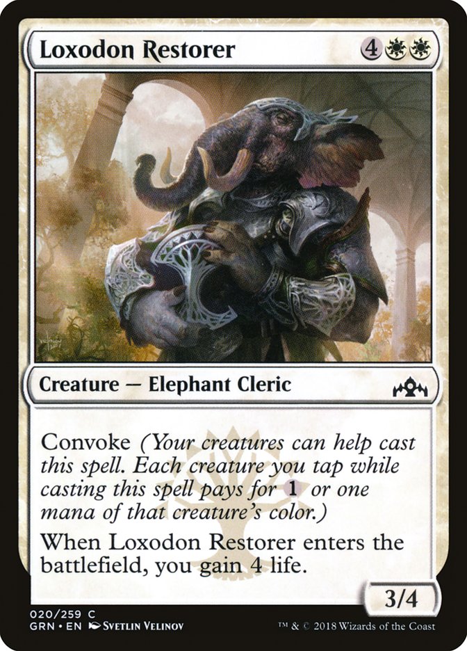 Loxodon Restorer [Guilds of Ravnica] [Foil]