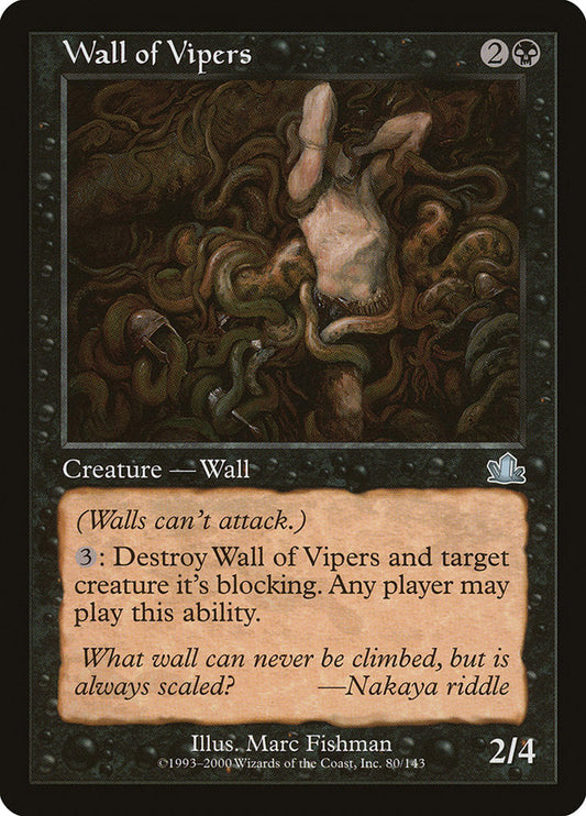 Wall of Vipers [Prophecy] [Foil]