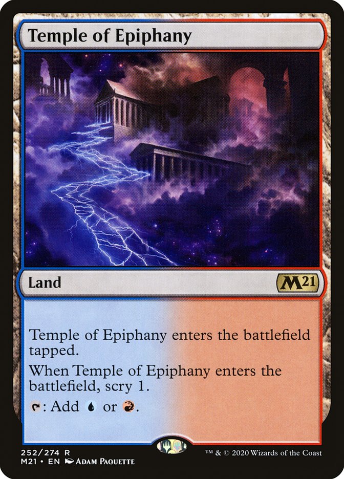 Temple of Epiphany [Core Set 2021] [Foil]