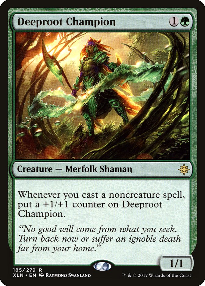 Deeproot Champion [Ixalan] [Foil]