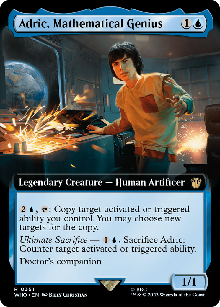 Adric, Mathematical Genius (Extended Art) [Doctor Who] [Foil]