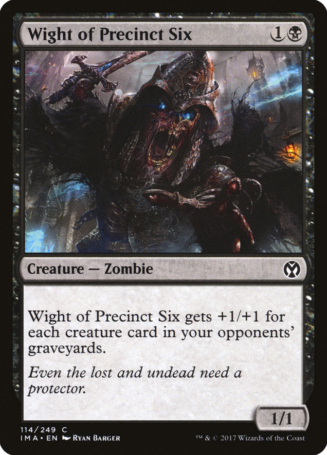 Wight of Precinct Six [Iconic Masters] [Foil]