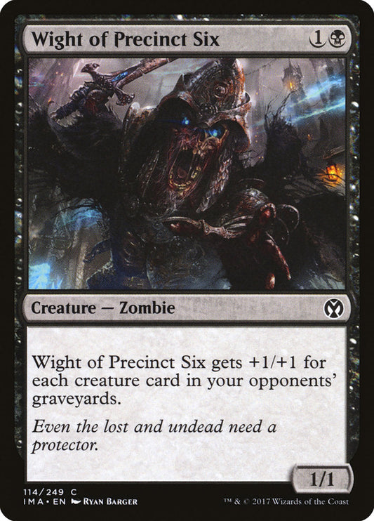 Wight of Precinct Six [Iconic Masters] [Foil]
