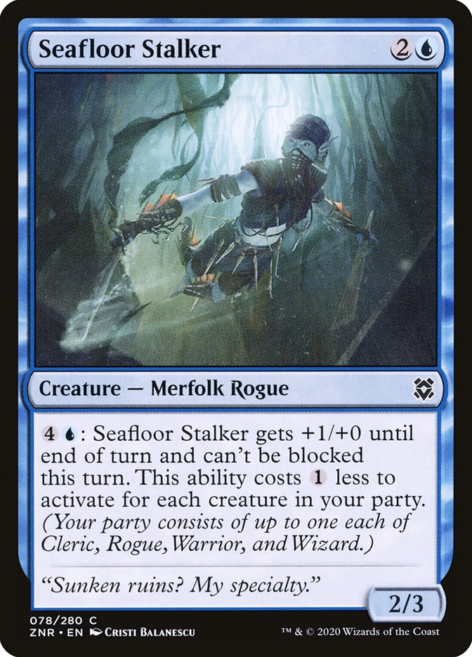 Seafloor Stalker [Zendikar Rising] [Foil]