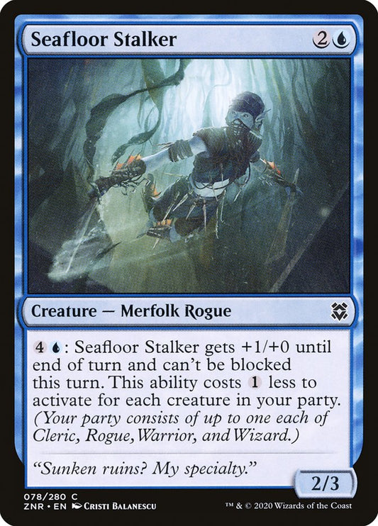 Seafloor Stalker [Zendikar Rising] [Foil]