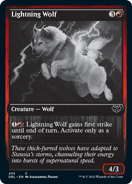 Lightning Wolf [Innistrad: Double Feature] [Foil]