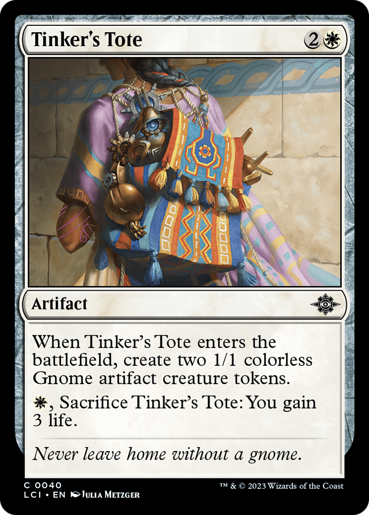 Tinker's Tote [The Lost Caverns of Ixalan] [Foil]