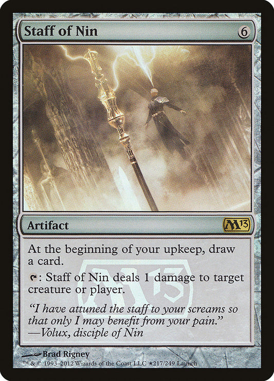 Staff of Nin [Core Set 2013 Prerelease Promos]