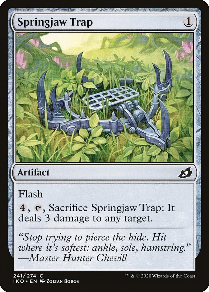 Springjaw Trap [Ikoria: Lair of Behemoths] [Foil]