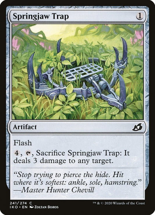 Springjaw Trap [Ikoria: Lair of Behemoths] [Foil]