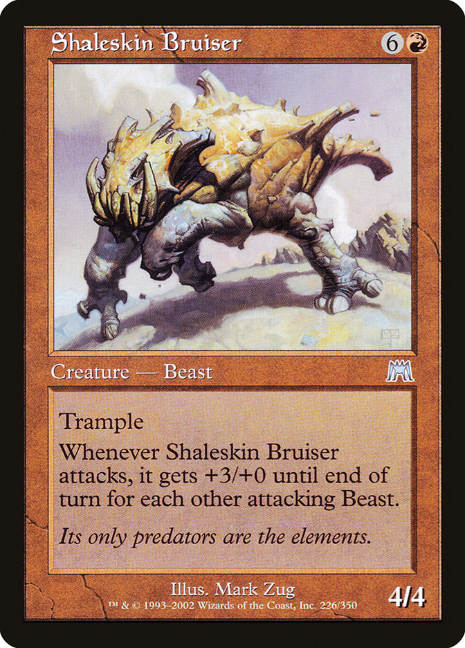 Shaleskin Bruiser [Onslaught] [Foil]
