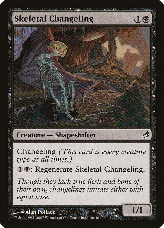 Skeletal Changeling [Lorwyn] [Foil]