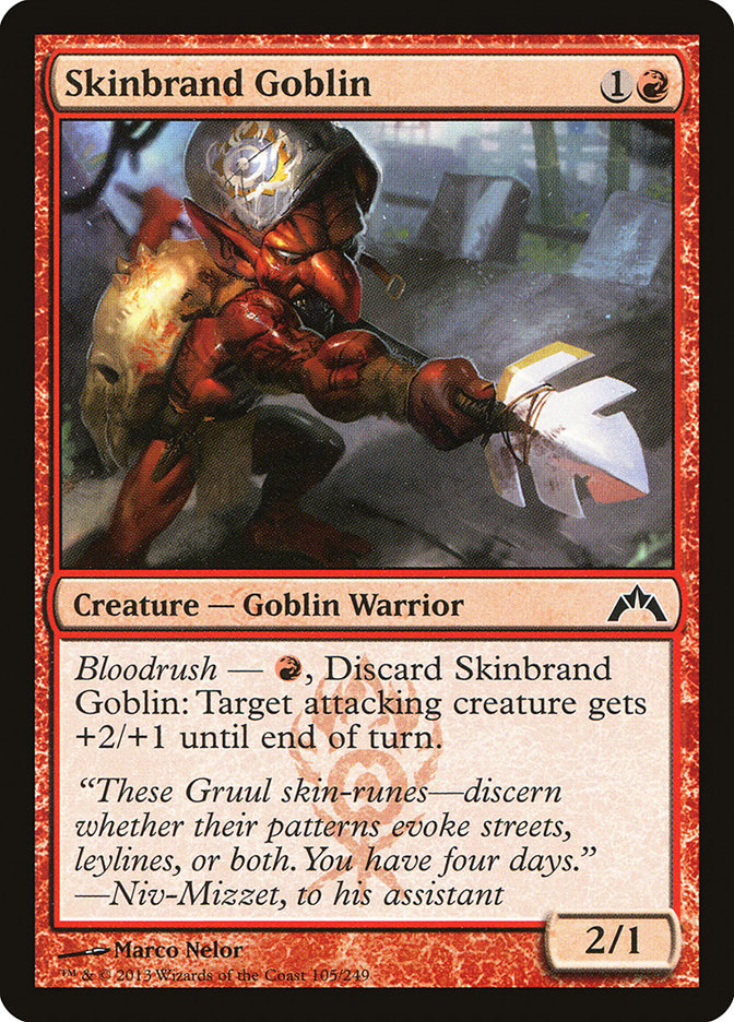 Skinbrand Goblin [Gatecrash] [Foil]
