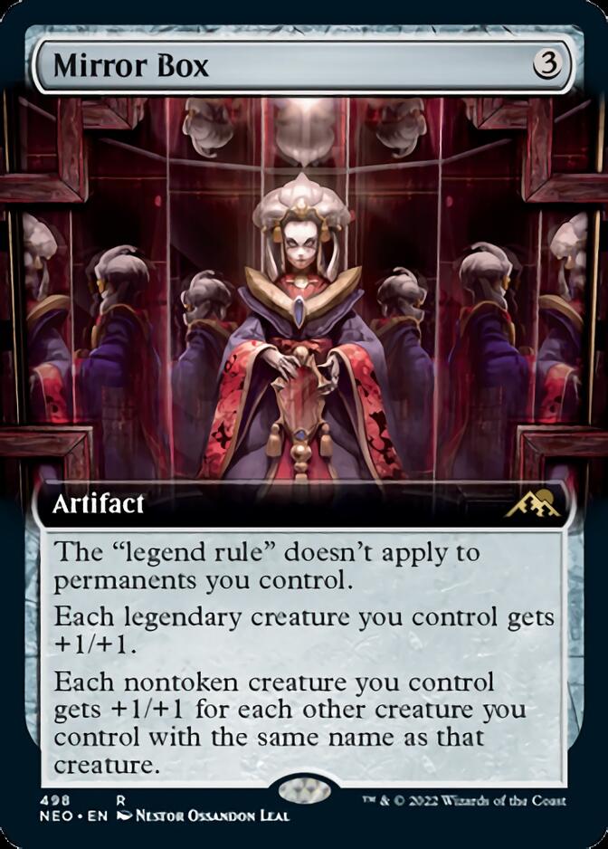 Mirror Box (Extended Art) [Kamigawa: Neon Dynasty] [Foil]
