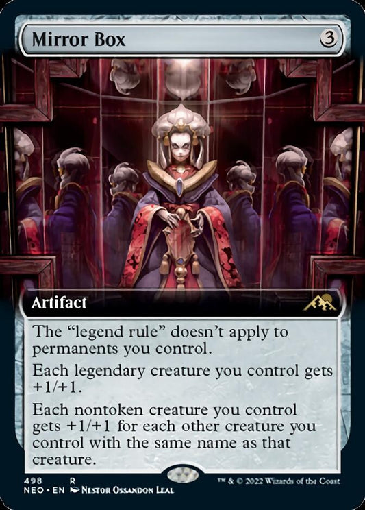 Mirror Box (Extended Art) [Kamigawa: Neon Dynasty] [Foil]