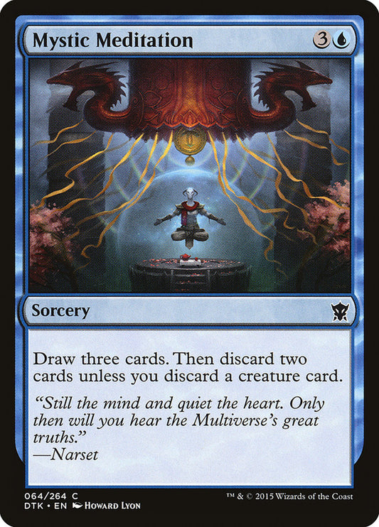 Mystic Meditation [Dragons of Tarkir] [Foil]