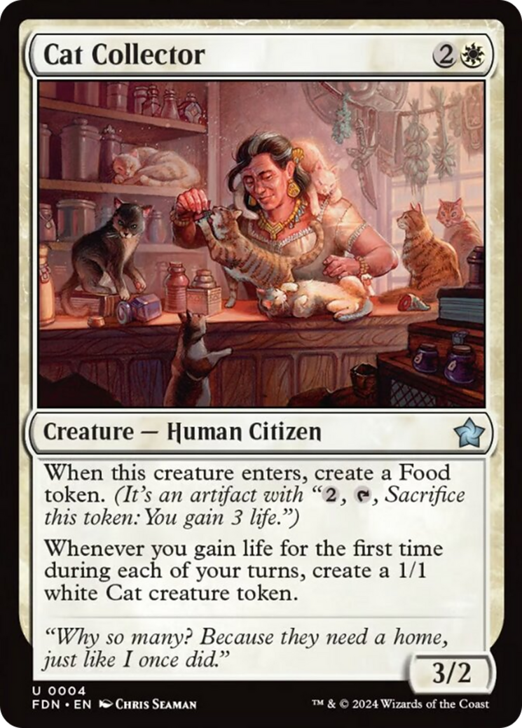 Cat Collector [Foundations] [Foil]