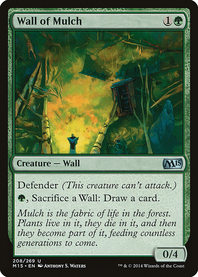 Wall of Mulch [Core Set 2015] [Foil]