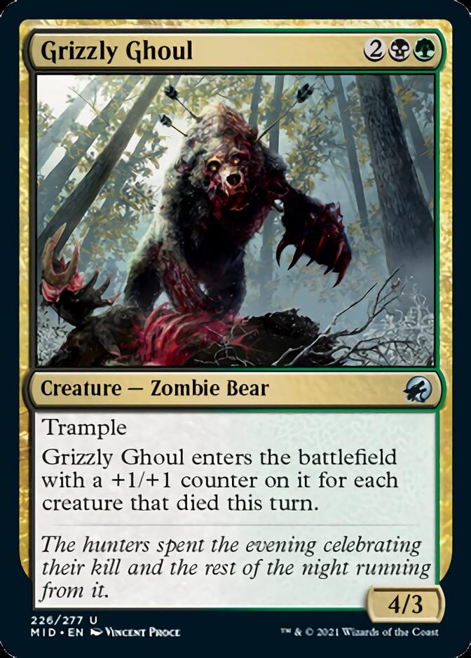 Grizzly Ghoul [Innistrad: Midnight Hunt] [Foil]