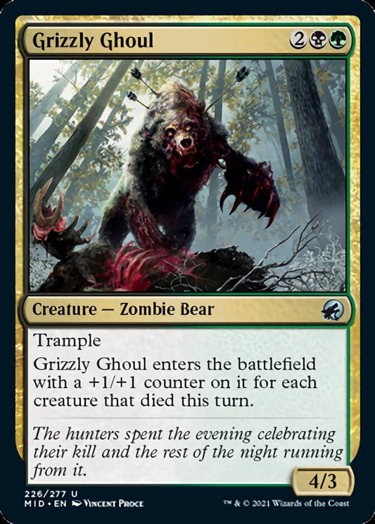 Grizzly Ghoul [Innistrad: Midnight Hunt] [Foil]
