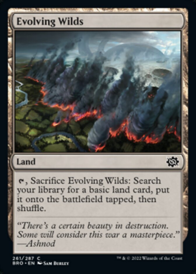 Evolving Wilds [The Brothers' War] [Foil]