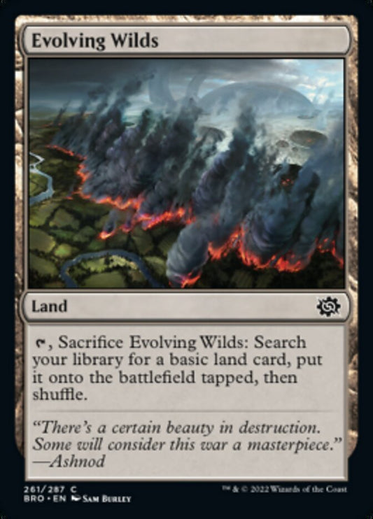 Evolving Wilds [The Brothers' War] [Foil]