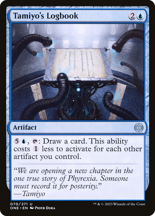 Tamiyo's Logbook [Phyrexia: All Will Be One] [Foil]