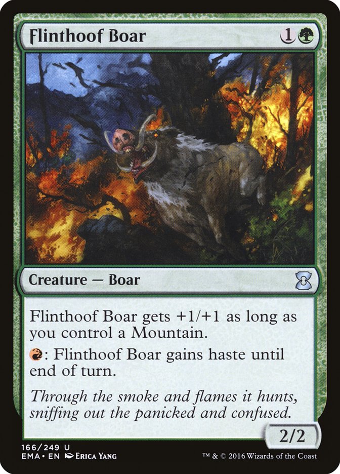 Flinthoof Boar [Eternal Masters] [Foil]