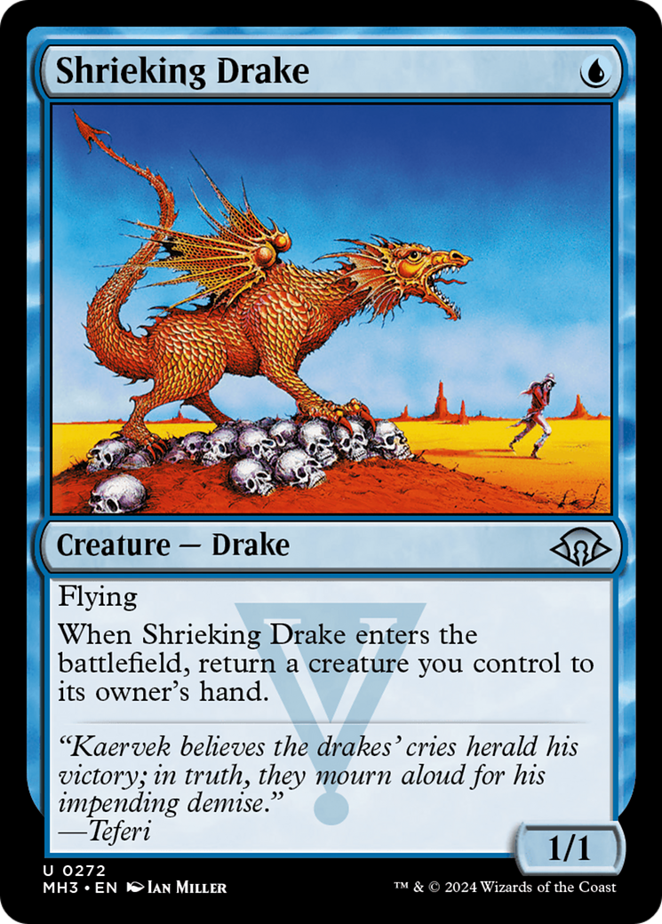 Shrieking Drake [Modern Horizons 3] [Foil]