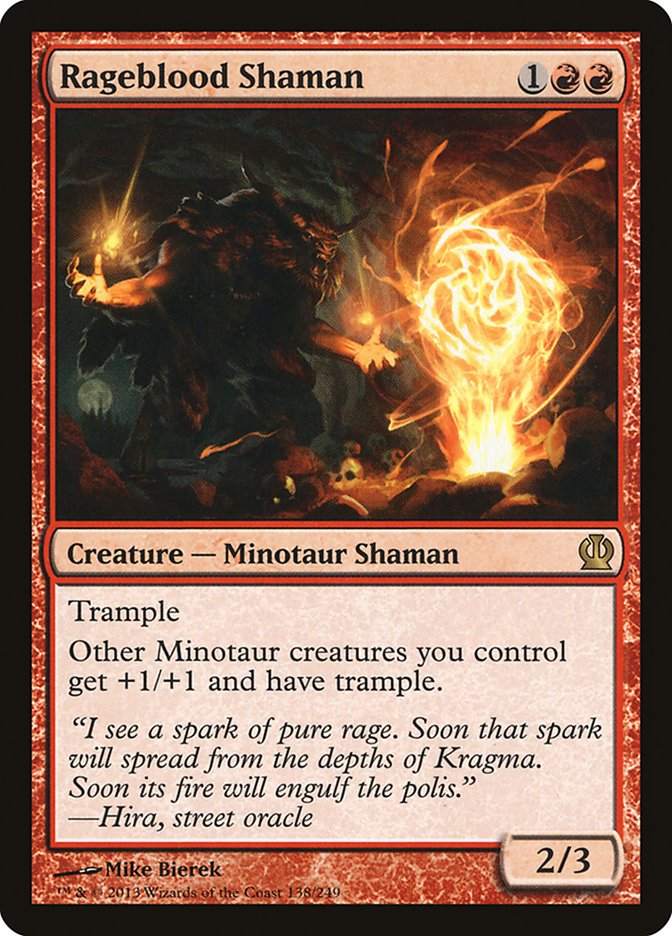Rageblood Shaman [Theros] [Foil]