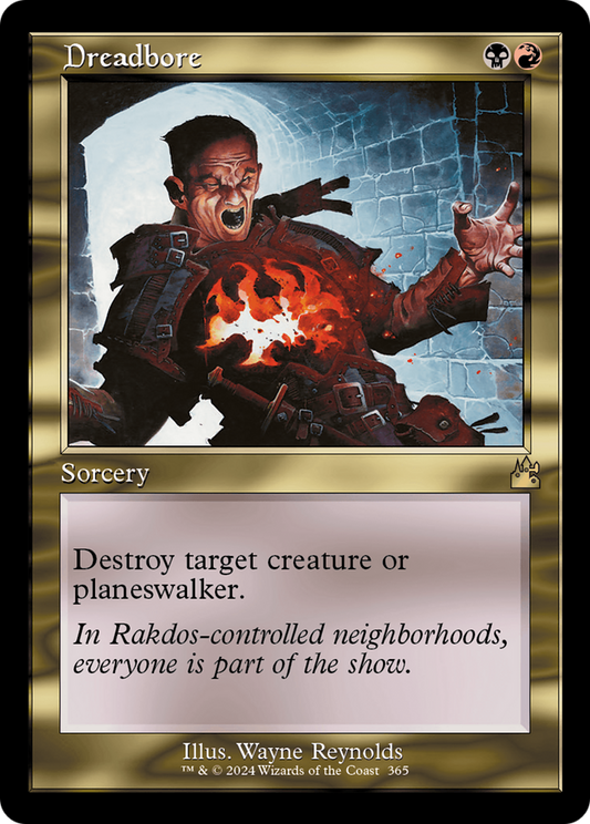 Dreadbore (Retro Frame) [Ravnica Remastered] [Foil]