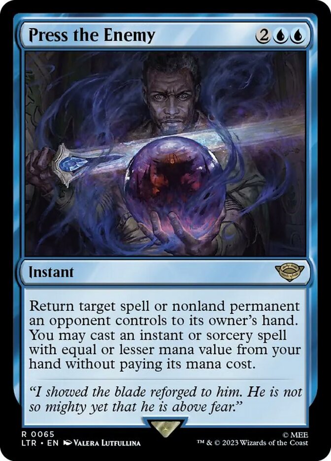 Press the Enemy [The Lord of the Rings: Tales of Middle-Earth] [Foil]