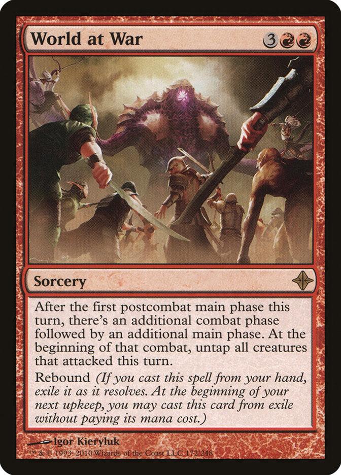 World at War [Rise of the Eldrazi] [Foil]