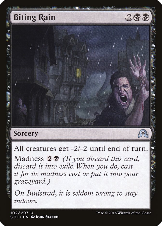 Biting Rain [Shadows over Innistrad] [Foil]