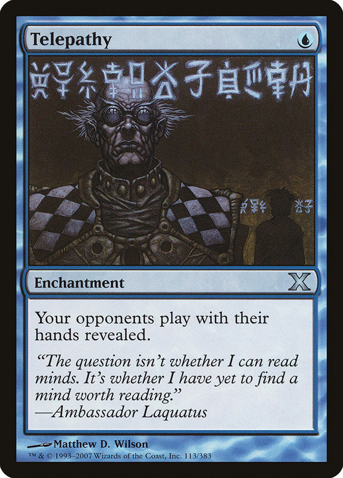 Telepathy [Tenth Edition] [Foil]