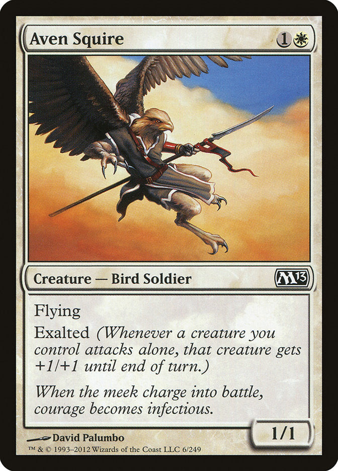 Aven Squire [Core Set 2013] [Foil]