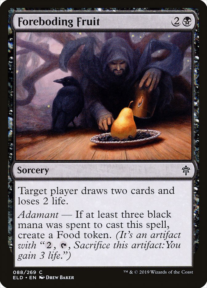 Foreboding Fruit [Throne of Eldraine] [Foil]