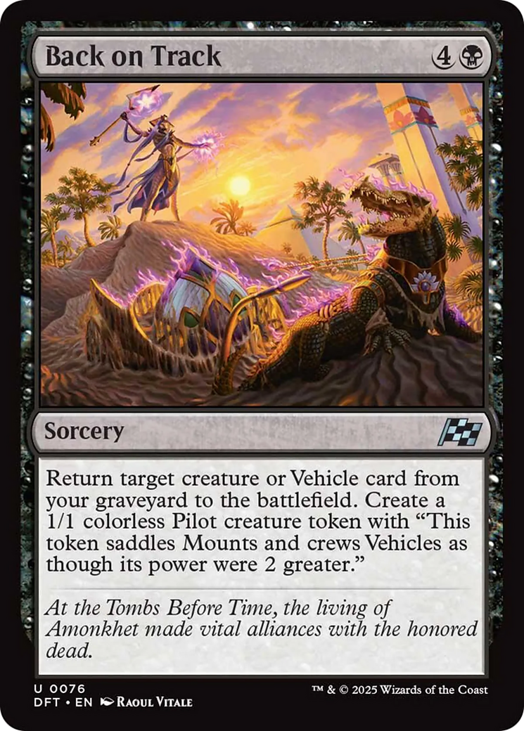 Back on Track [Aetherdrift] [Foil]