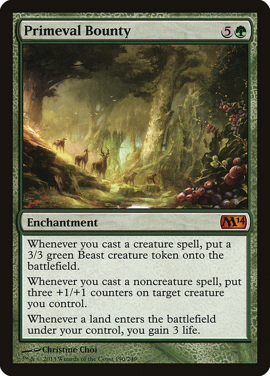 Primeval Bounty [Core Set 2014]