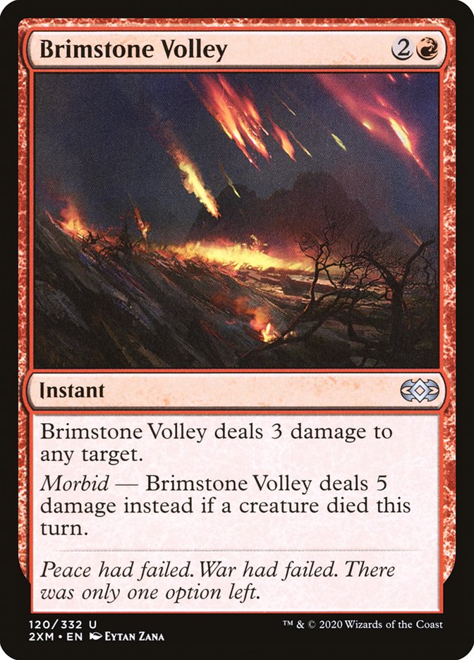 Brimstone Volley [Double Masters] [Foil]