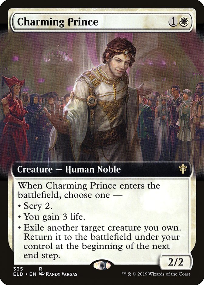 Charming Prince (Extended Art) [Throne of Eldraine] [Foil]