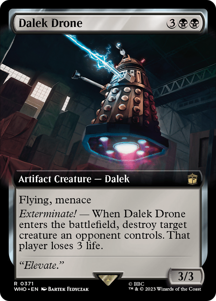 Dalek Drone (Extended Art) [Doctor Who] [Foil]